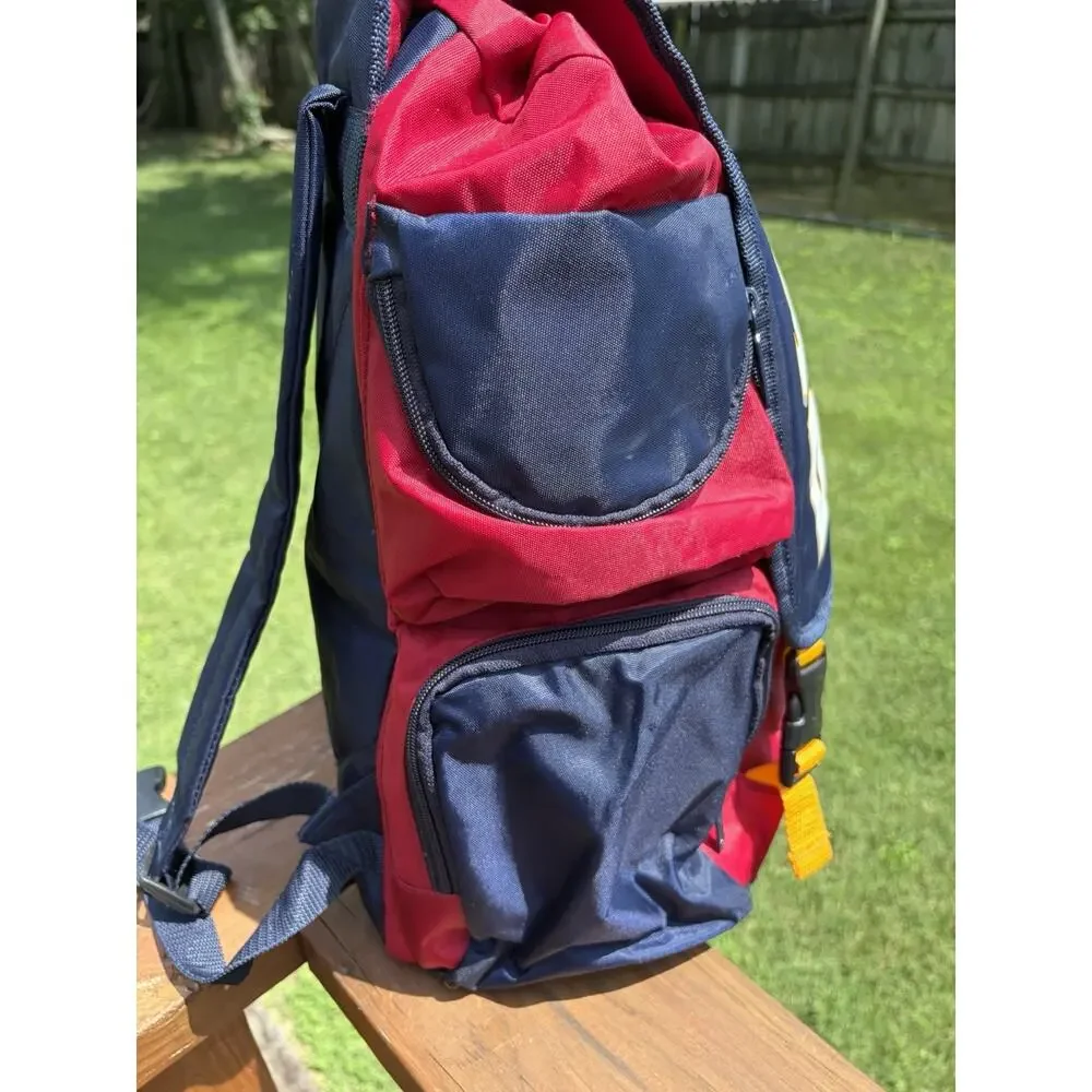 Nike Vintage Nylon Backpack White Tag Just Do It Blue Red Rare